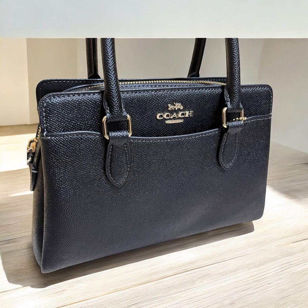 極美品✨コーチ COACH 2WAY レザー ハンドバッグ ショルダーバッグ