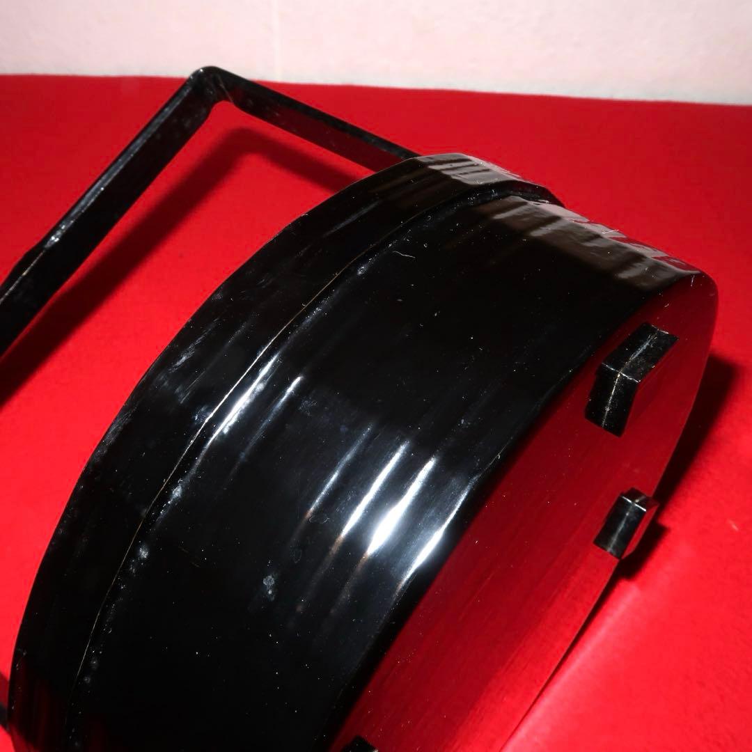 【茶道具】黒手付莨盆　稽古用