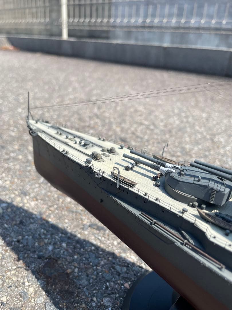 【完成塗装品】1/350フジミ戦艦 山城