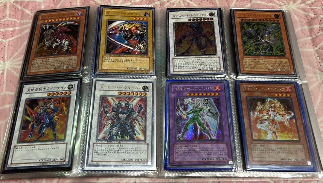遊戯王OCGカード１１６枚セットケース、スリーブ入り