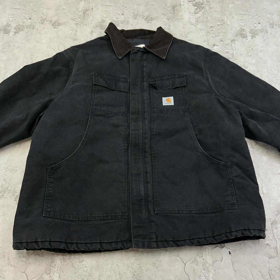 Y*u様 カーハート　USA製　ダック　トラディショナルジャケット　古着　ブラッ