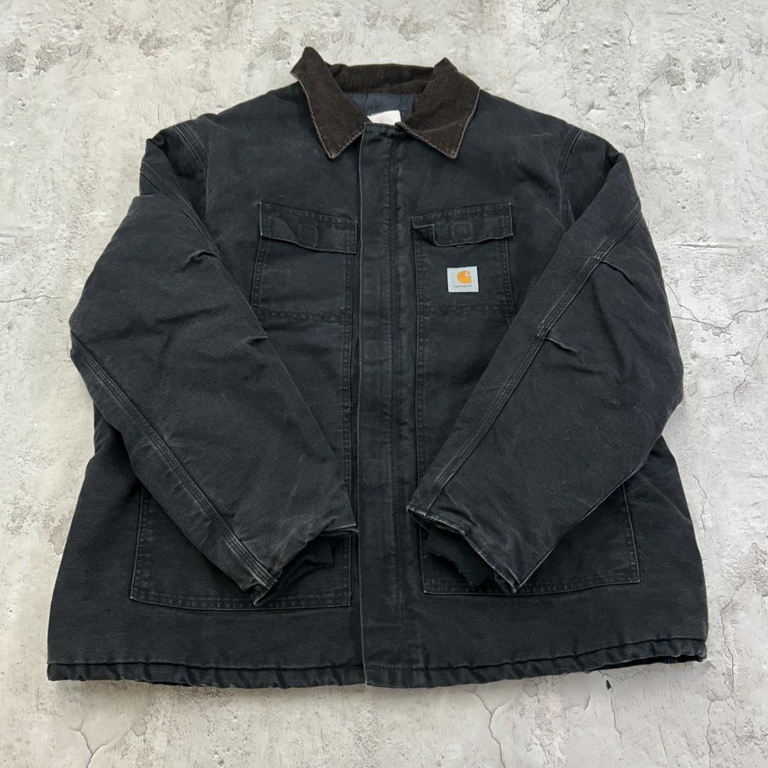 Y*u様 カーハート　USA製　ダック　トラディショナルジャケット　古着　ブラッ