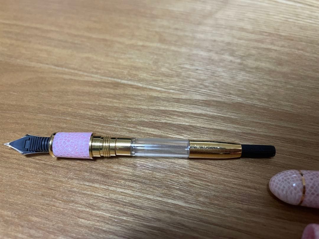 プラチナ万年筆 #3776 　セルロイドサクラ F