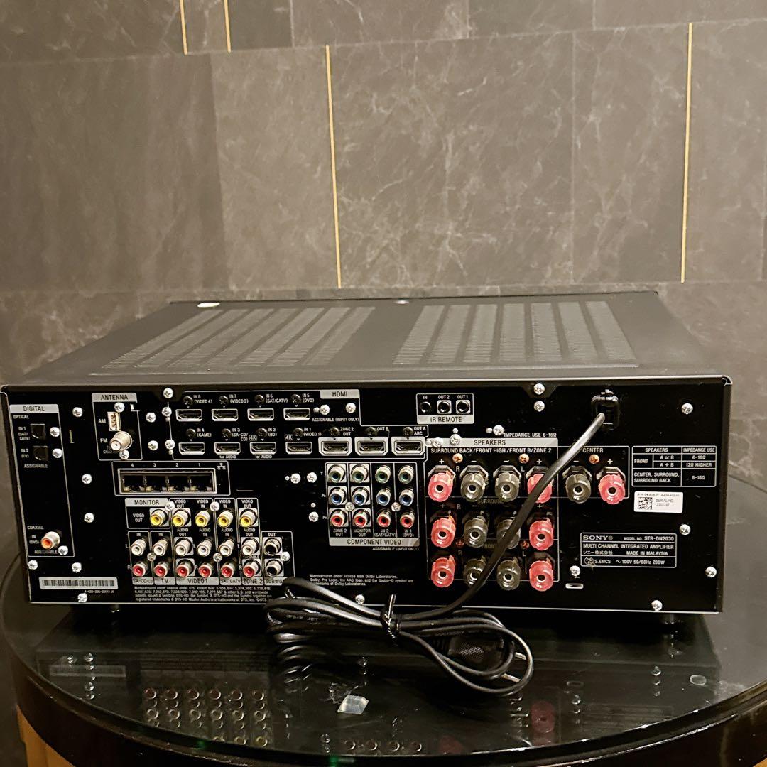 SONY STR-DN2030 AVアンプ 高音質 7.2ch対応 リモコン付