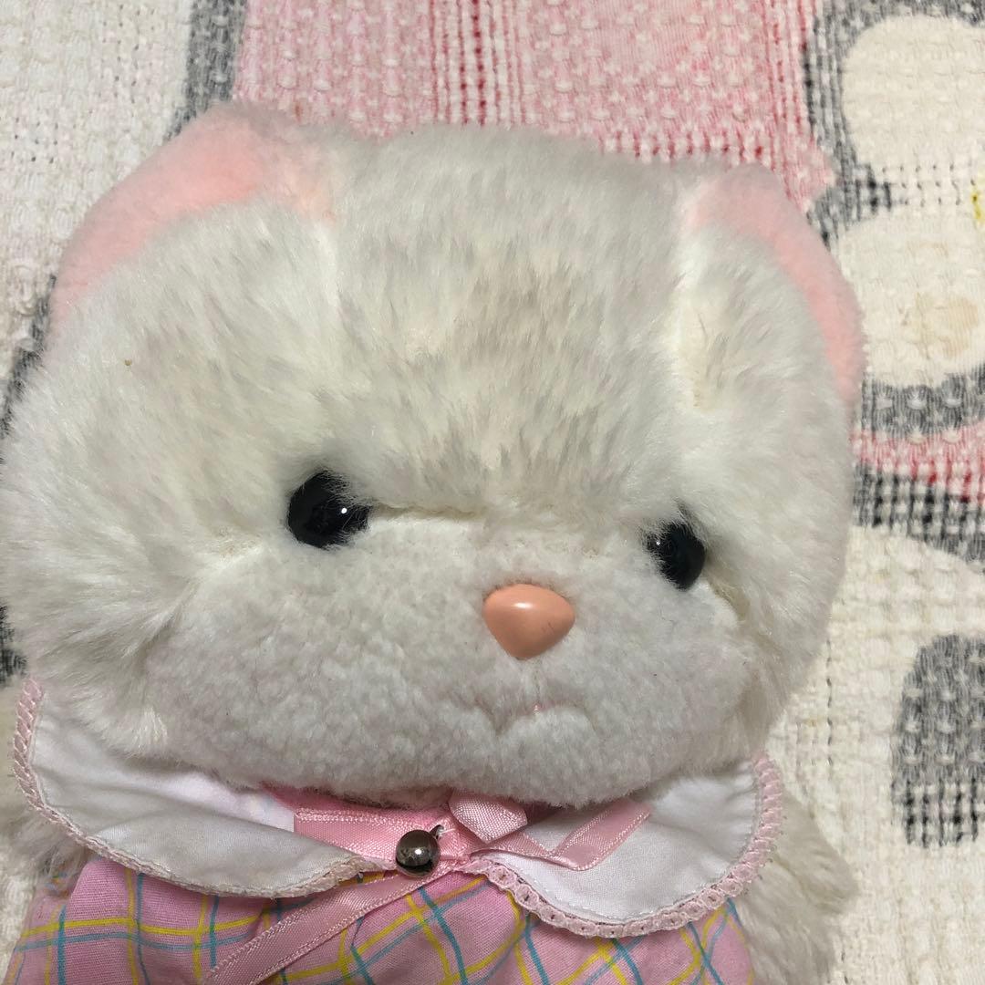 当時の物　昭和レトロ　ヴィンテージ 吉徳　クリーミー　猫　ぬいぐるみ　中古　②