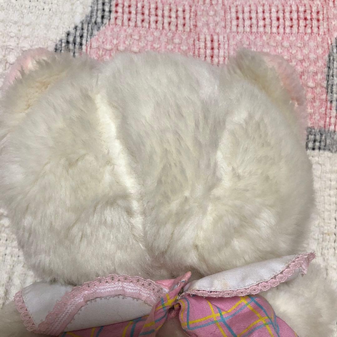 当時の物　昭和レトロ　ヴィンテージ 吉徳　クリーミー　猫　ぬいぐるみ　中古　②