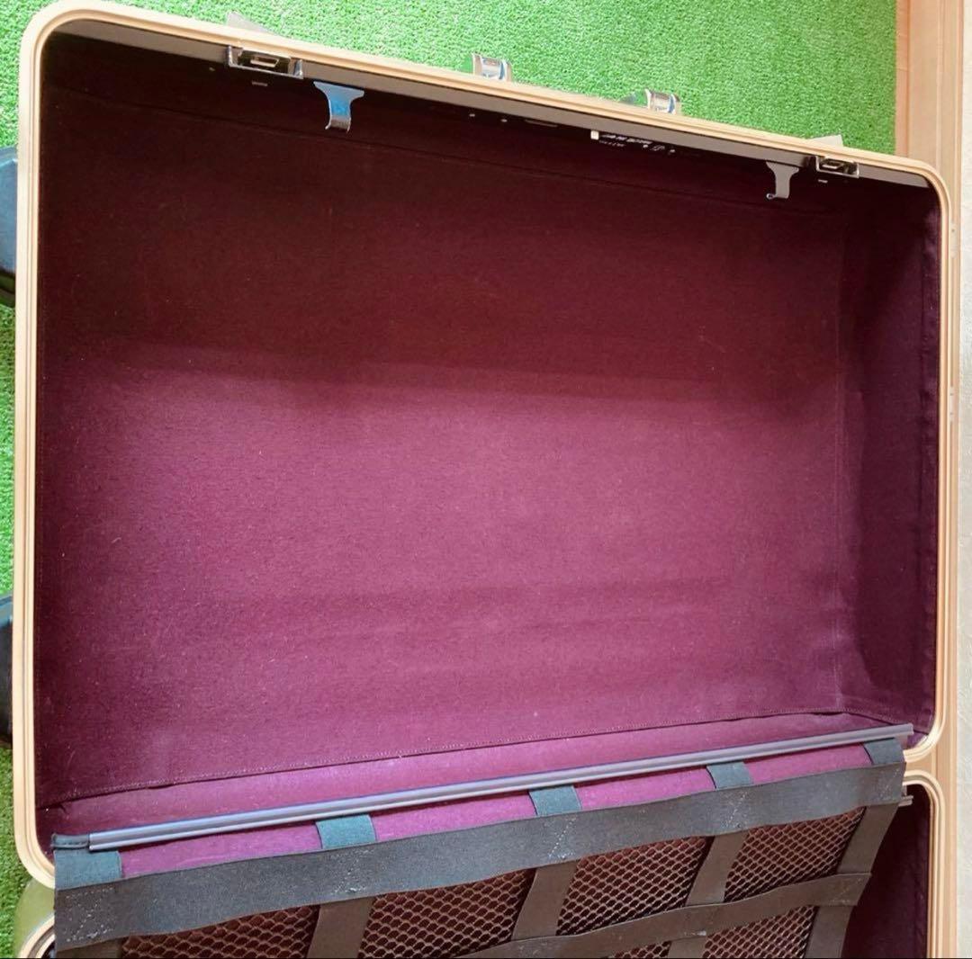 希少 ゼロハリバートン ヴィンテージ　アルミ シャンパンゴールド スーツケース