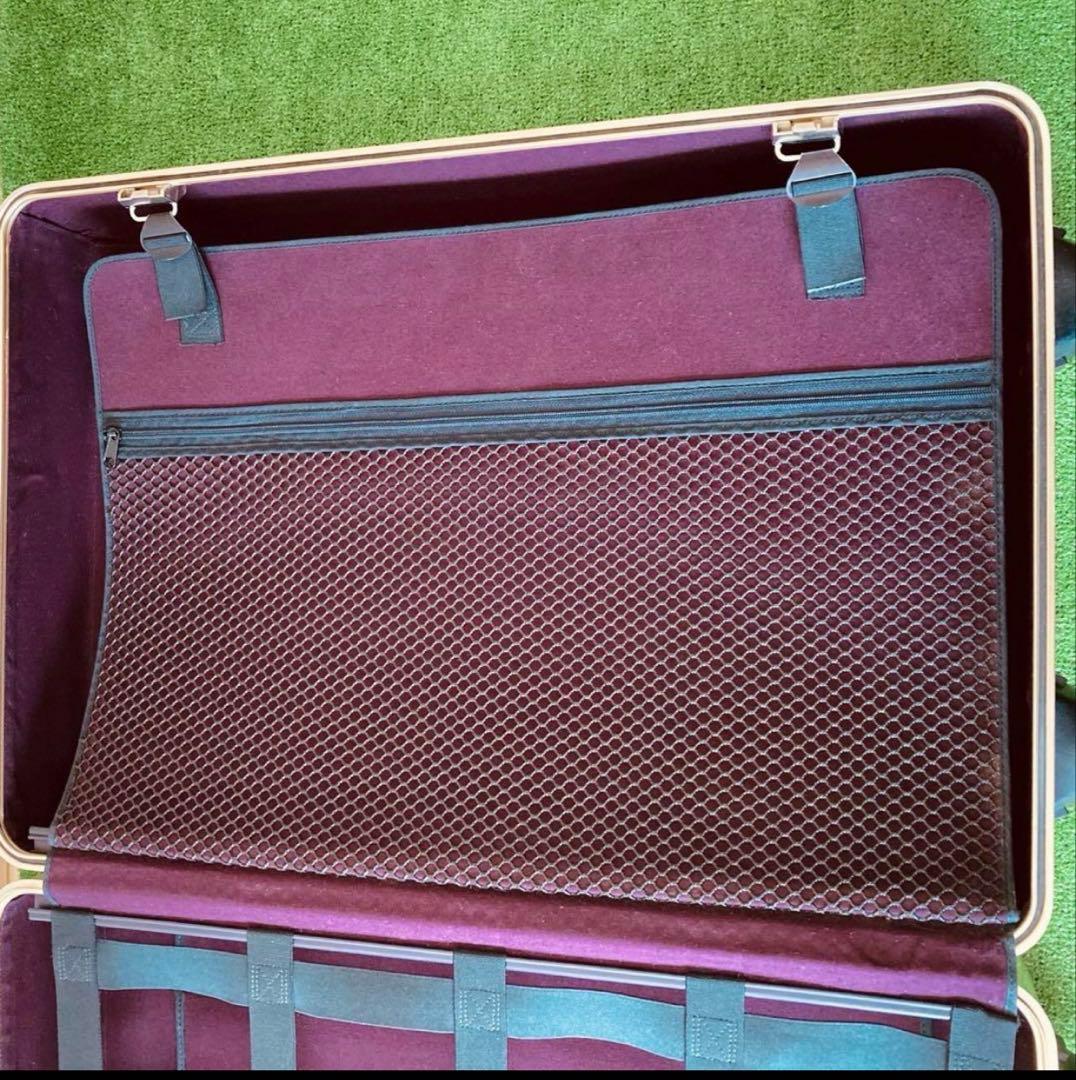 希少 ゼロハリバートン ヴィンテージ　アルミ シャンパンゴールド スーツケース