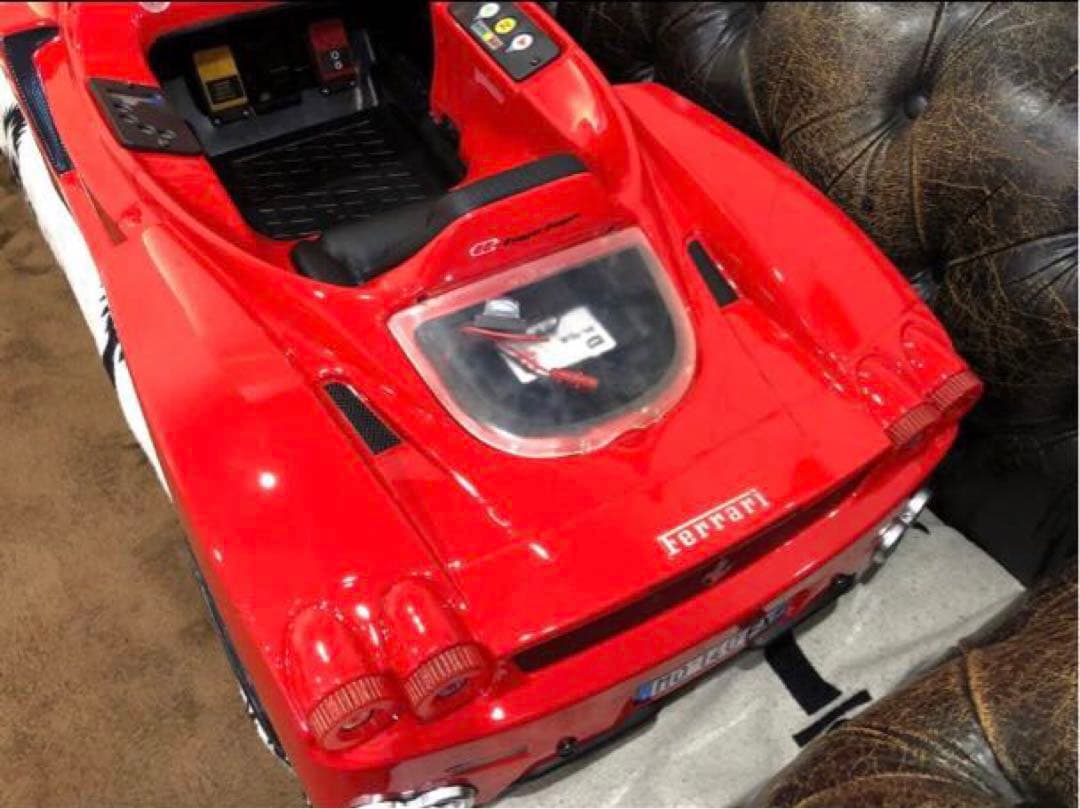 電動乗用 フェラーリ キッズカー レッド 未使用品 美品
