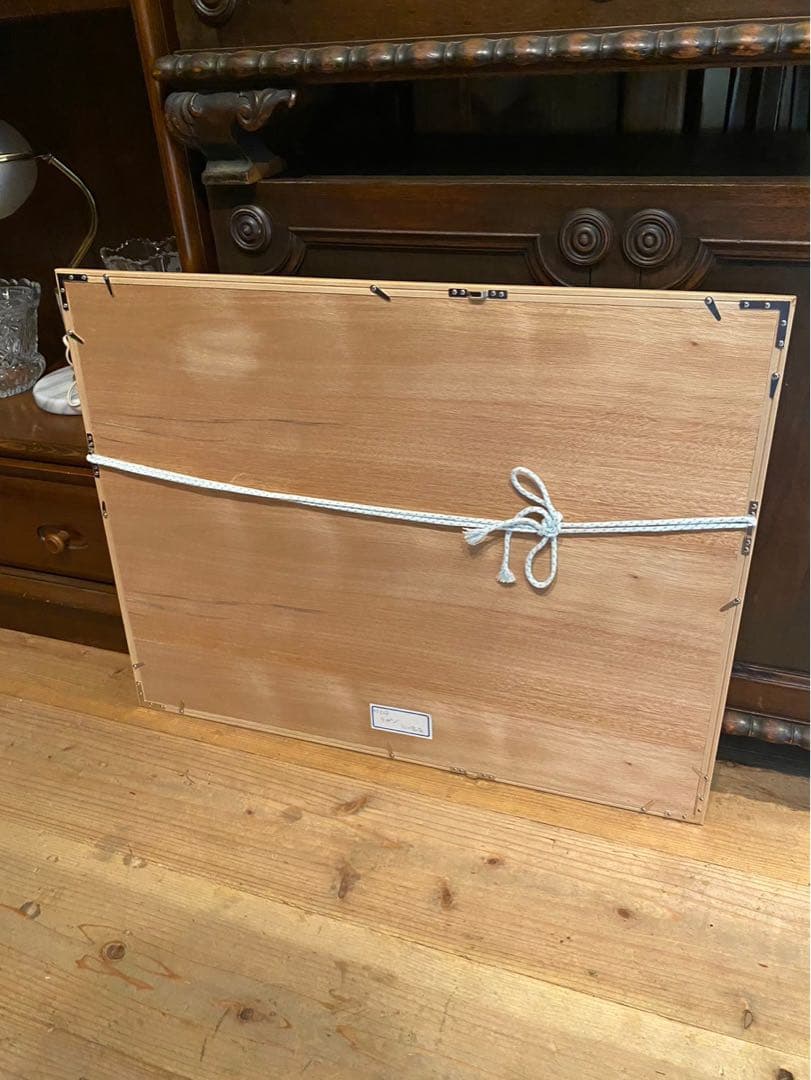 Alain Ragaru リトグラフ 額縁 インテリア ランの盛花