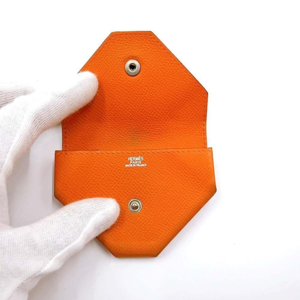 ◇エルメス◇レザー/ルヴァンキャトル/ケース/小銭入れ/□I/ブランド