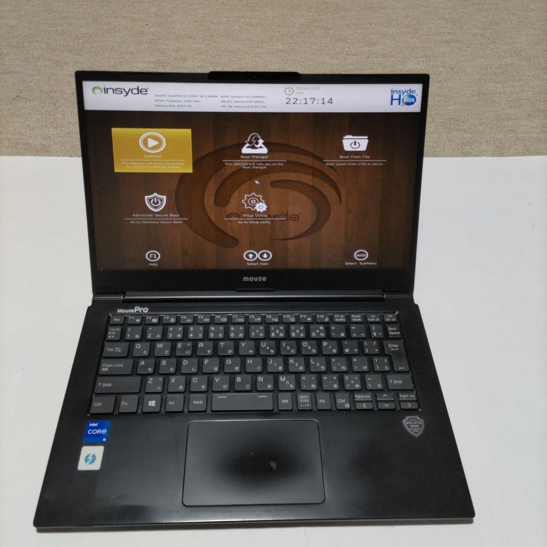 ジャンク品　第11世代　マウスコンピューター　MPro-NB420HW11