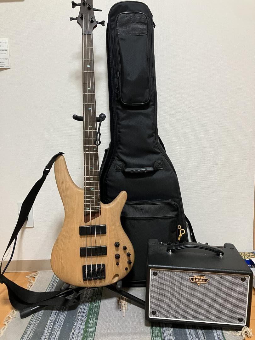 SR エレキベース ナチュラルウッド