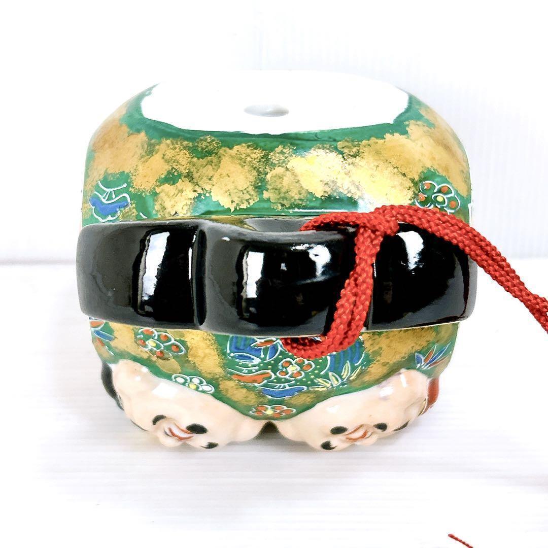 金の打ち出の小槌　恵比寿様　大黒様　九谷焼　金運　成功　運気アップ