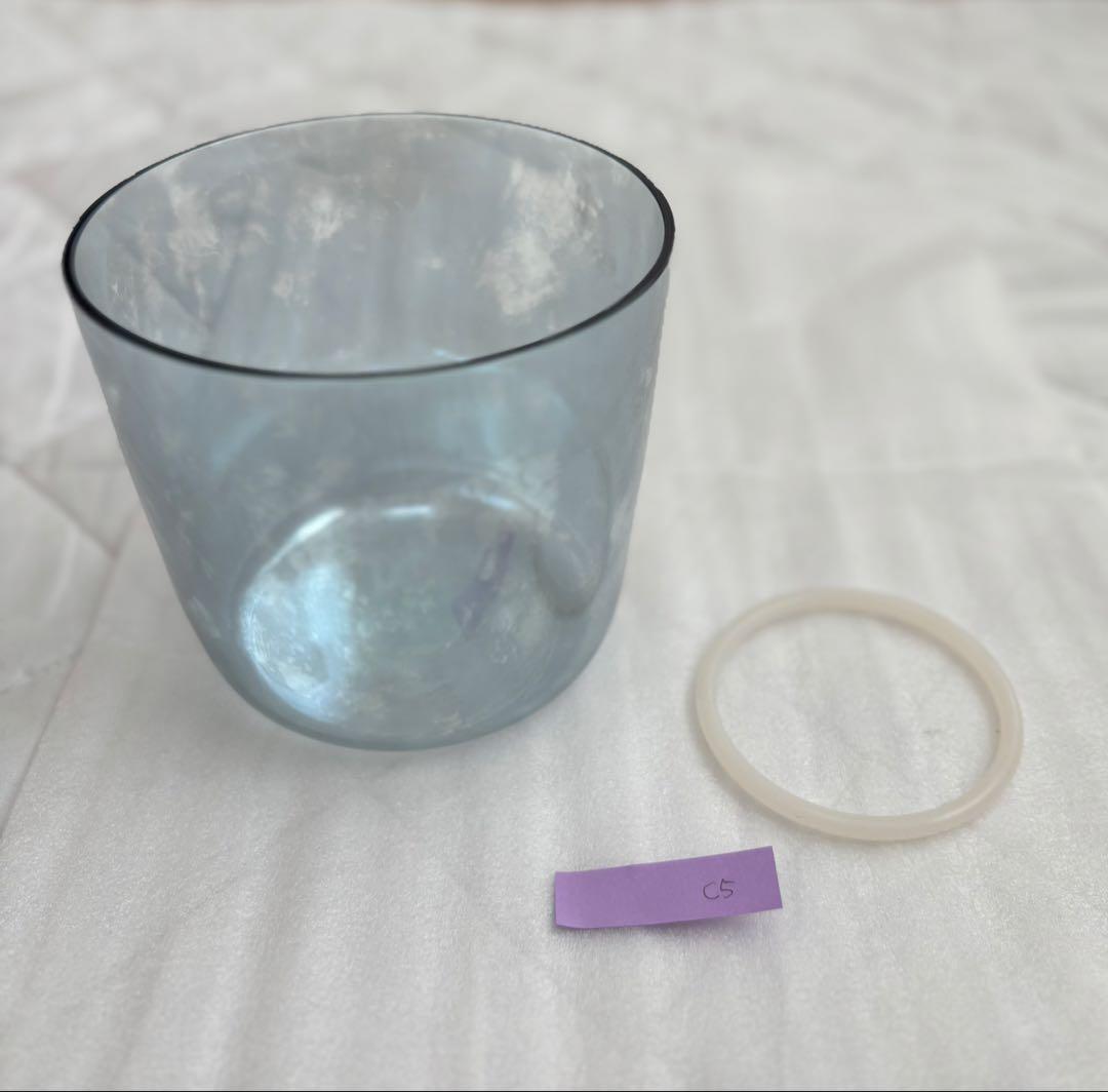 クリスタルボウル5個と収納バッグセット