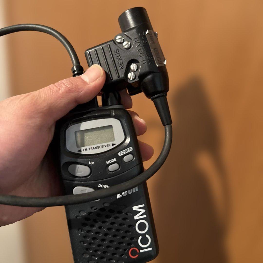 実物　msa ptt とアイコム　icom