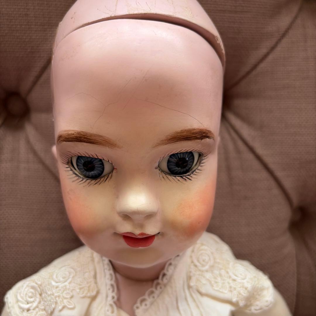 フランス　アンティーク　ドール　人形　ビスクドール