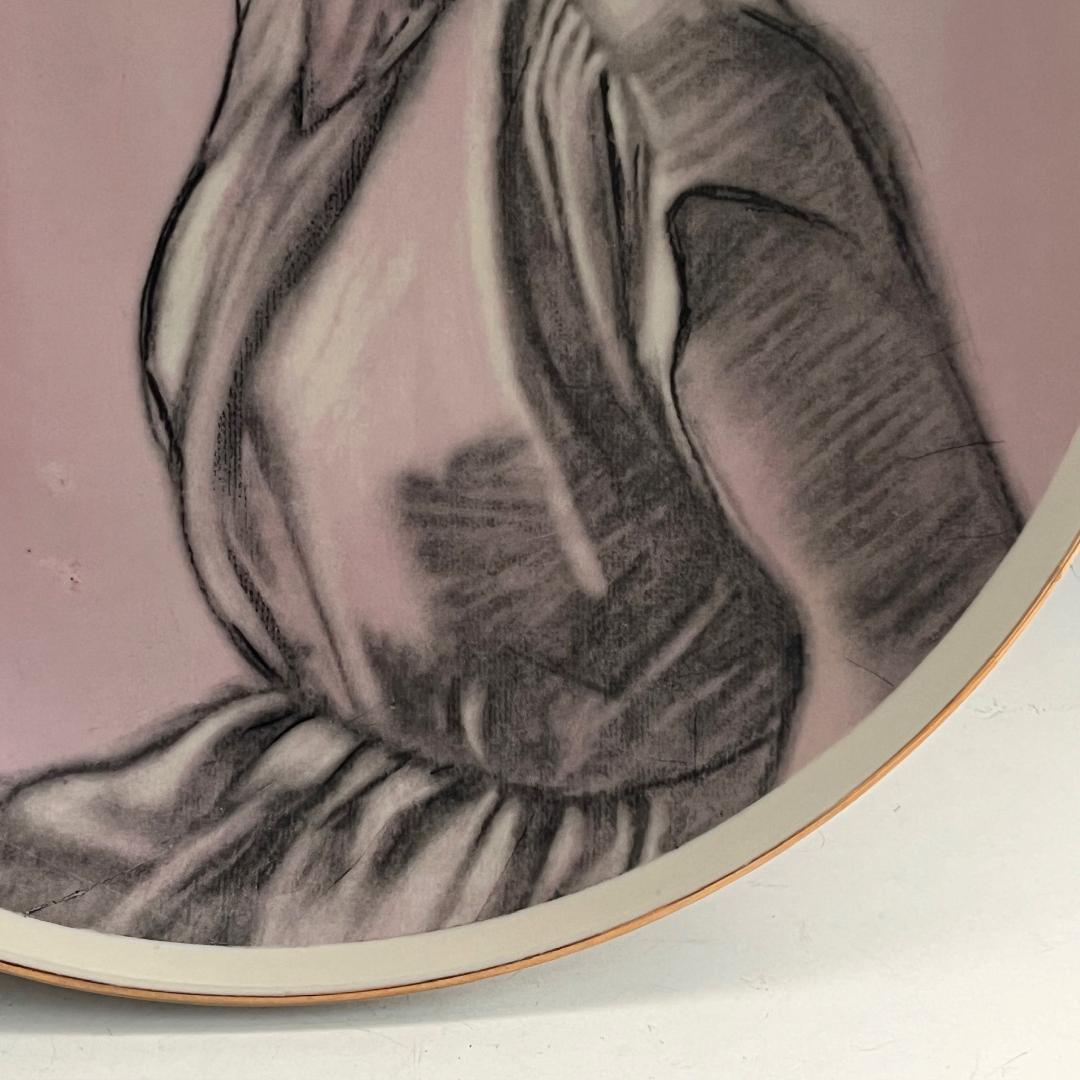 初荷 小磯良平 飾り皿 美人画 女性画 陶器 人物 婦人 Narumi SN21