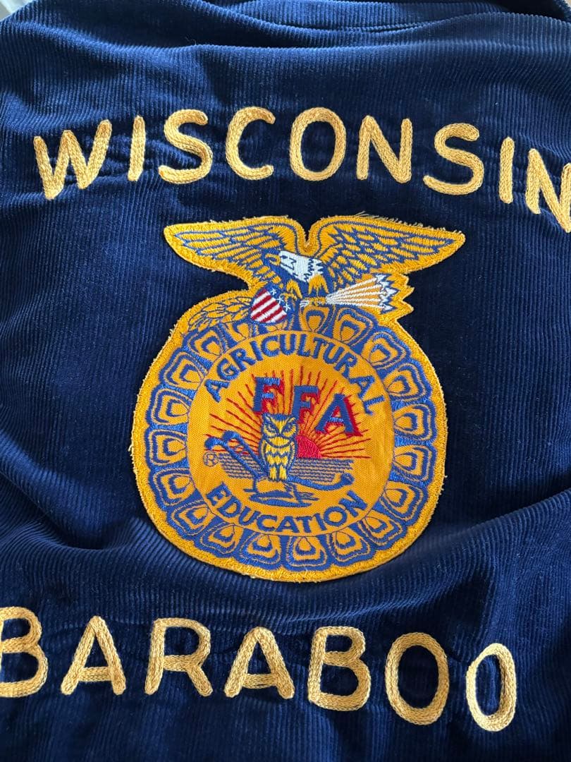 FFA ネイビー ファーマーズジャケット【size36】