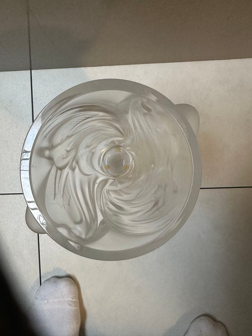 3-1017 ラリック 花瓶 マルティネット Martinets フラワーベース