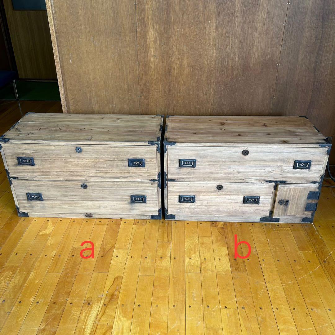 古箪笥 店舗什器 棚　a