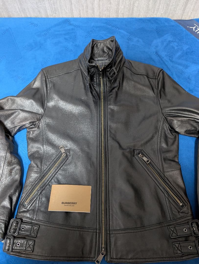 BURBERRY BLACK LABEL ライダースジャケット Mサイズ