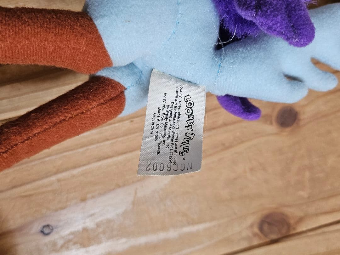 ルーニー・テューンズ ビンテージ ぬいぐるみ　コヨーテ、ロードランナー