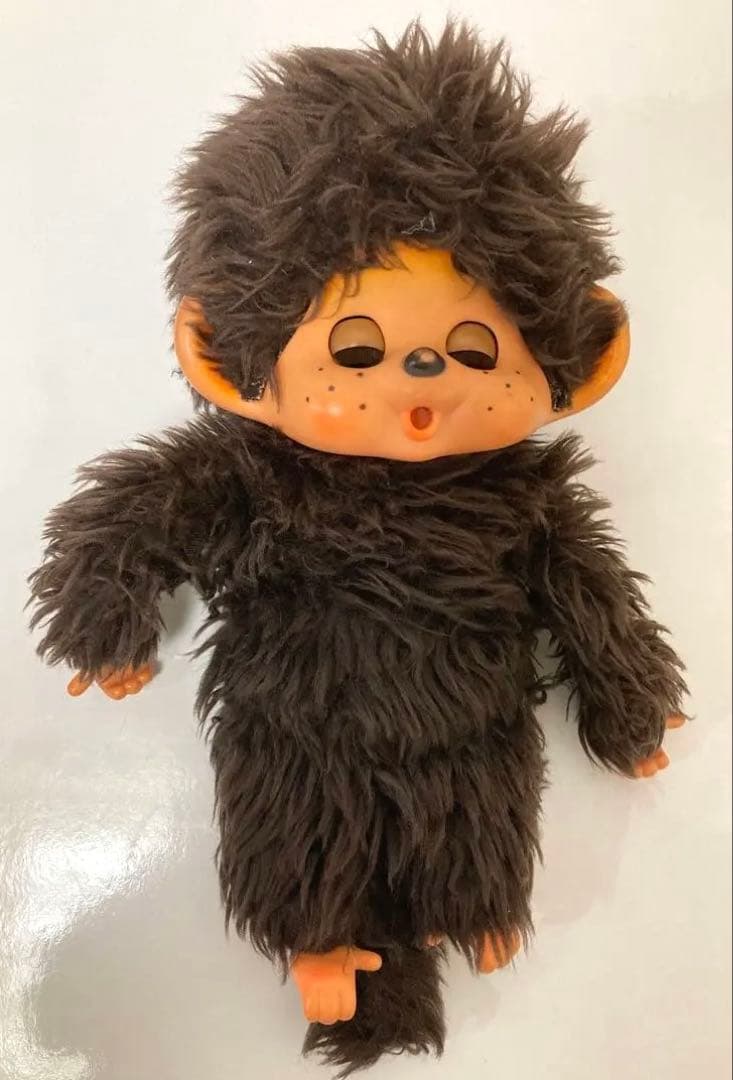 【昭和レトロ】スリープアイ モンキーぬいぐるみ