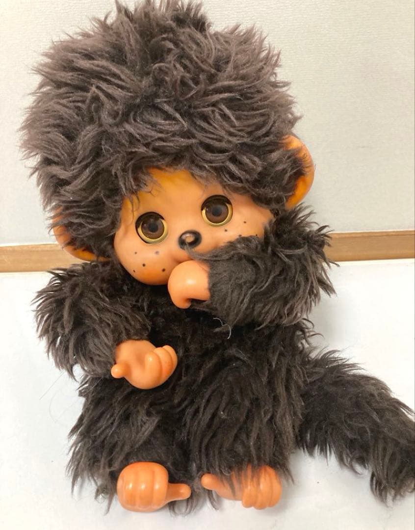 【昭和レトロ】スリープアイ モンキーぬいぐるみ