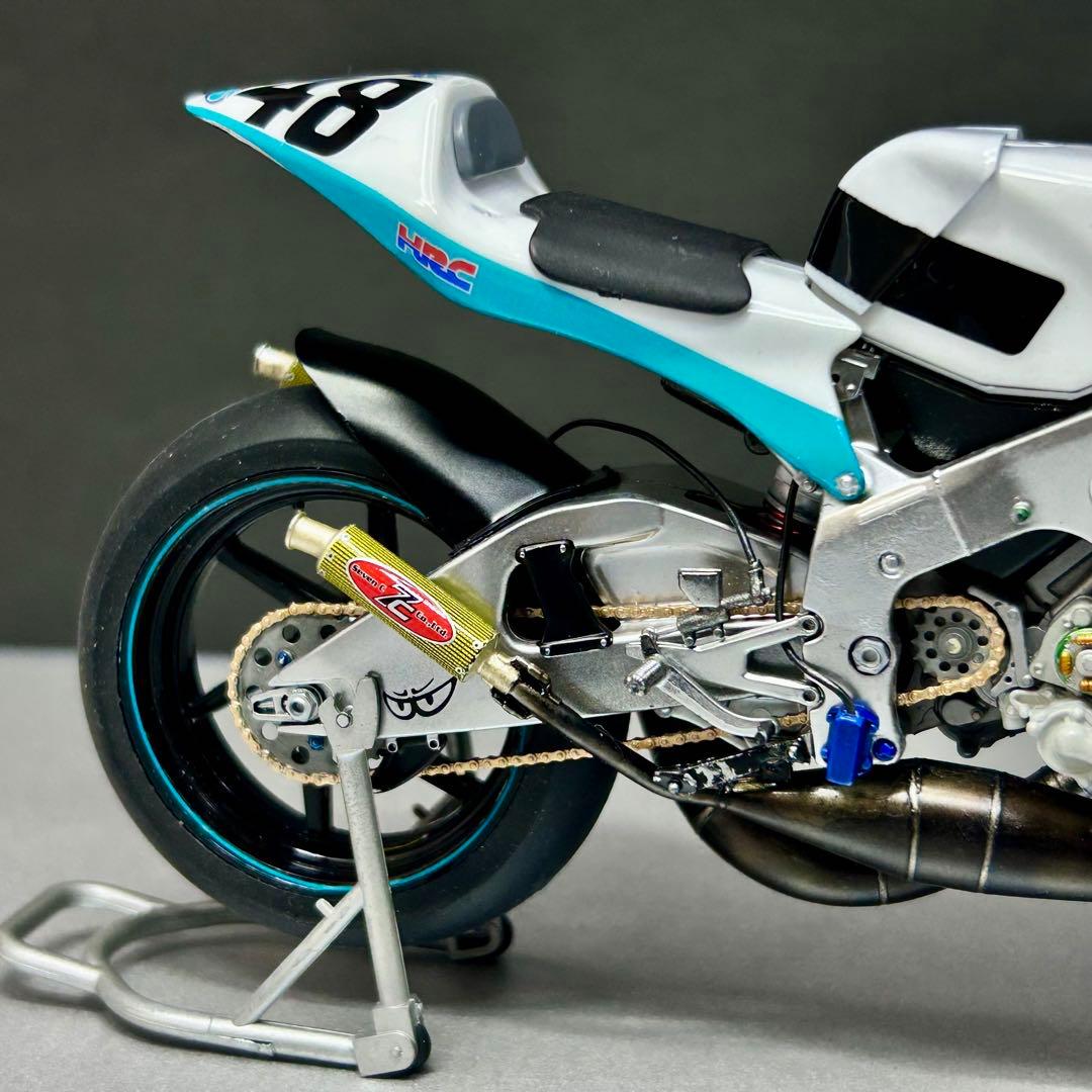 1/12 ハセガワ ホンダRS250RW 2008 #48プラモデル 完成品