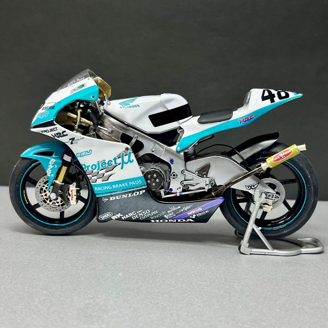 1/12 ハセガワ ホンダRS250RW 2008 #48プラモデル 完成品