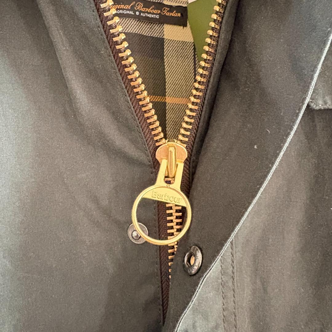 未使用 Barbour SPEY WAX ジャケット セージ L バブアー ②