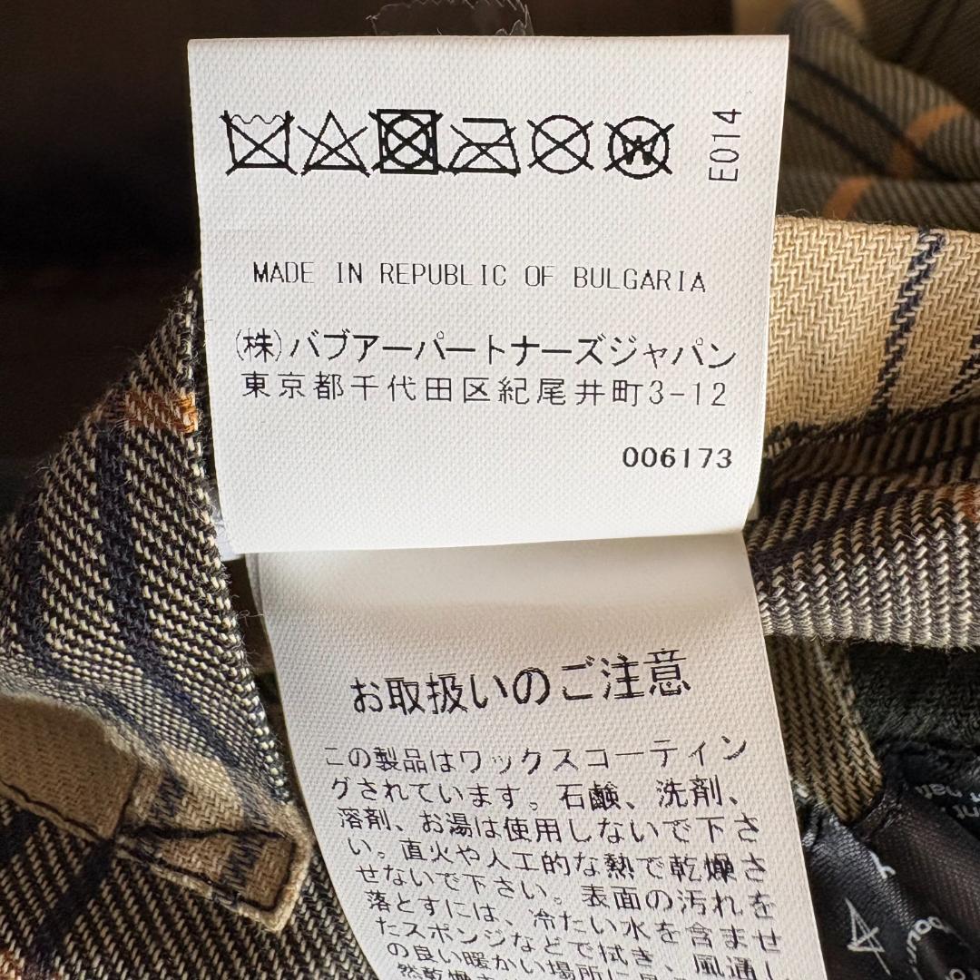 未使用 Barbour SPEY WAX ジャケット セージ L バブアー ②