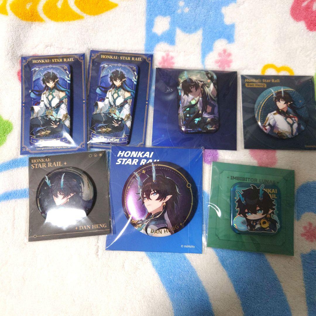 スタレ 丹恒 飲月 缶バッジ アクキー まとめ グッズ バッグ スターレイル