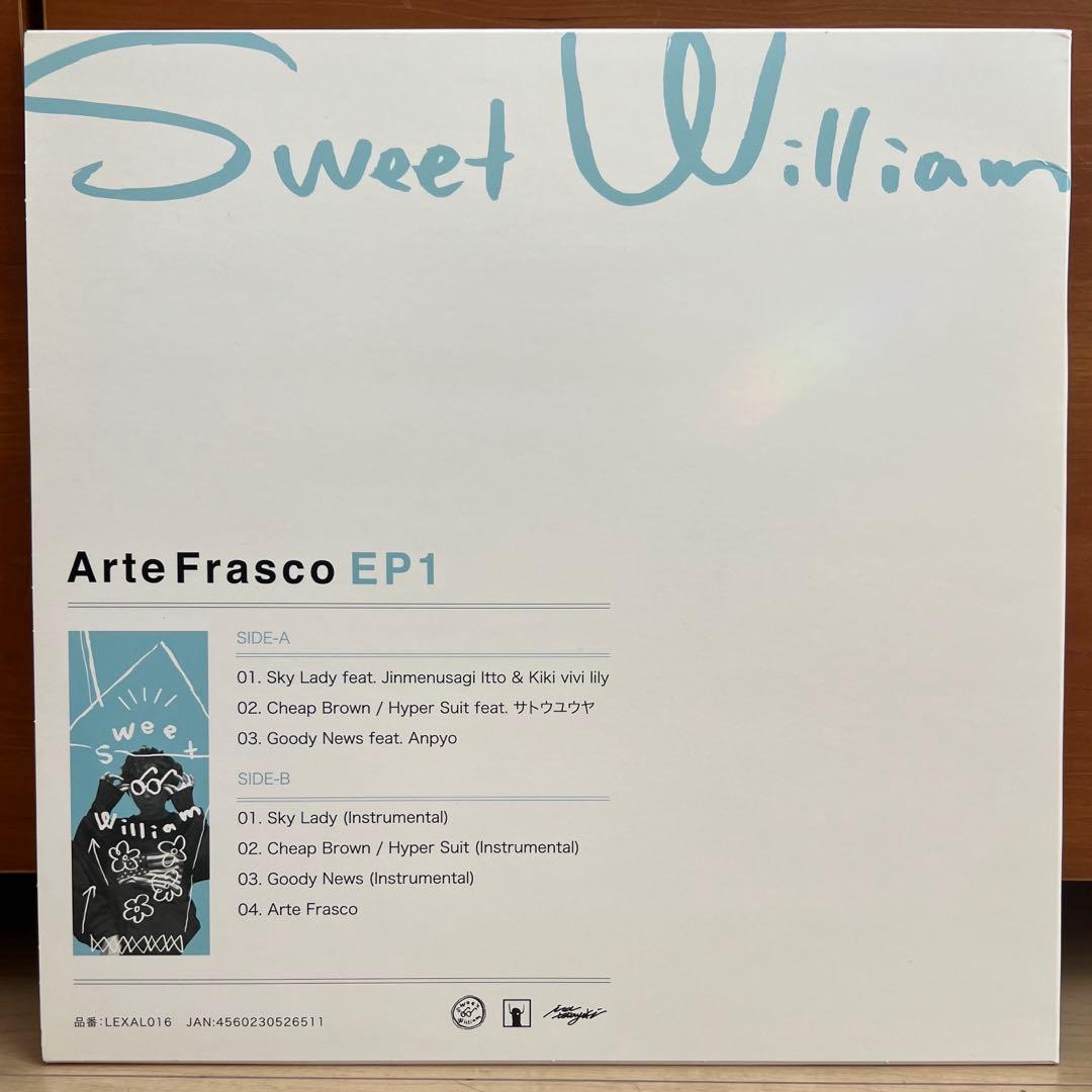 Arte Frasco EP1 / Sweet William レコード美品