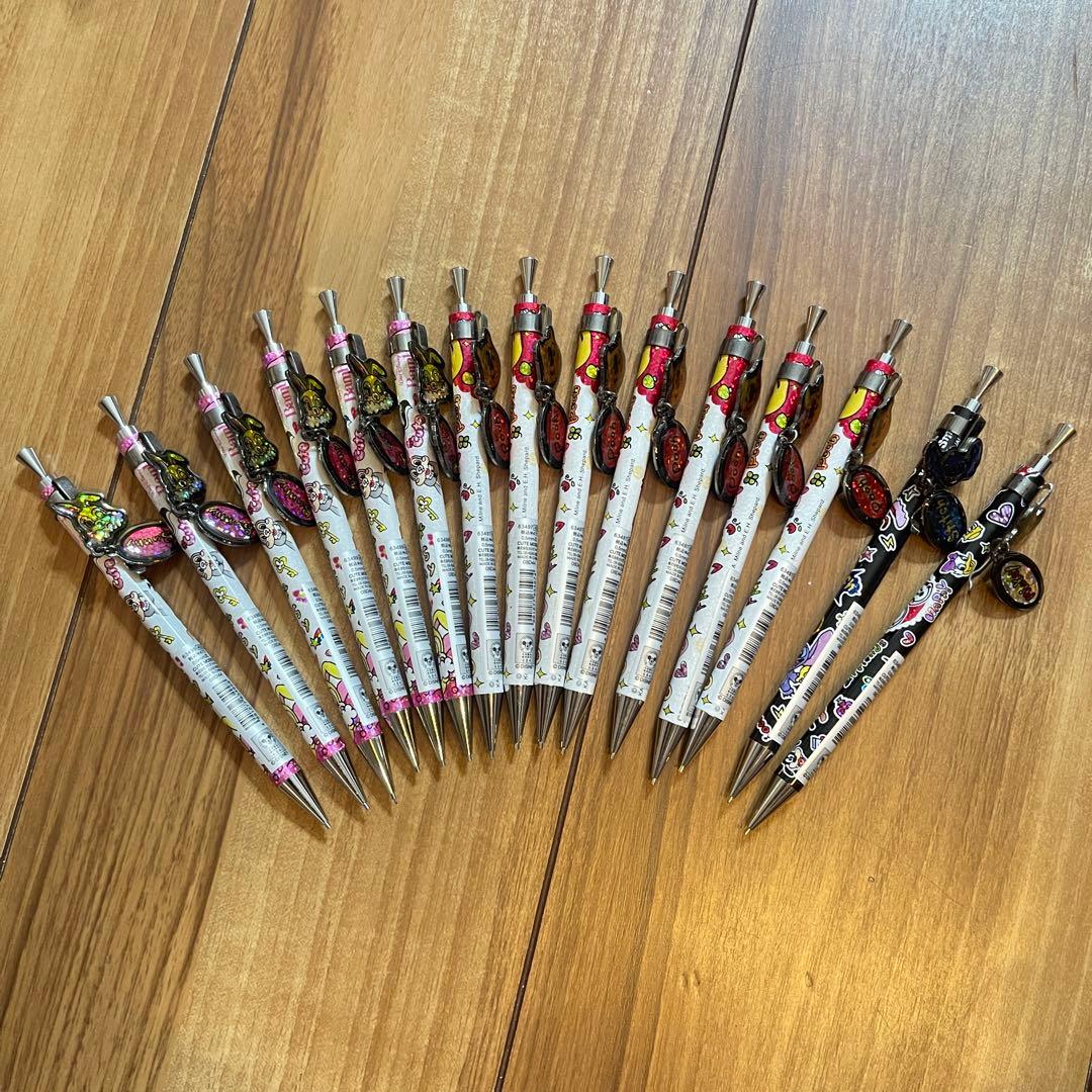 ディズニー　カミオジャパン　チャーム付き　シャープペン　15本セット
