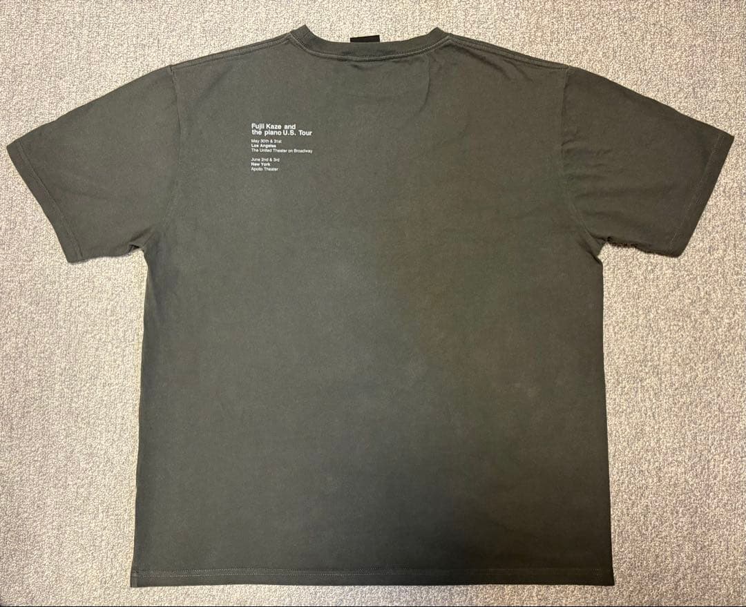 藤井風 USツアーＴシャツ 半袖 黒 XL