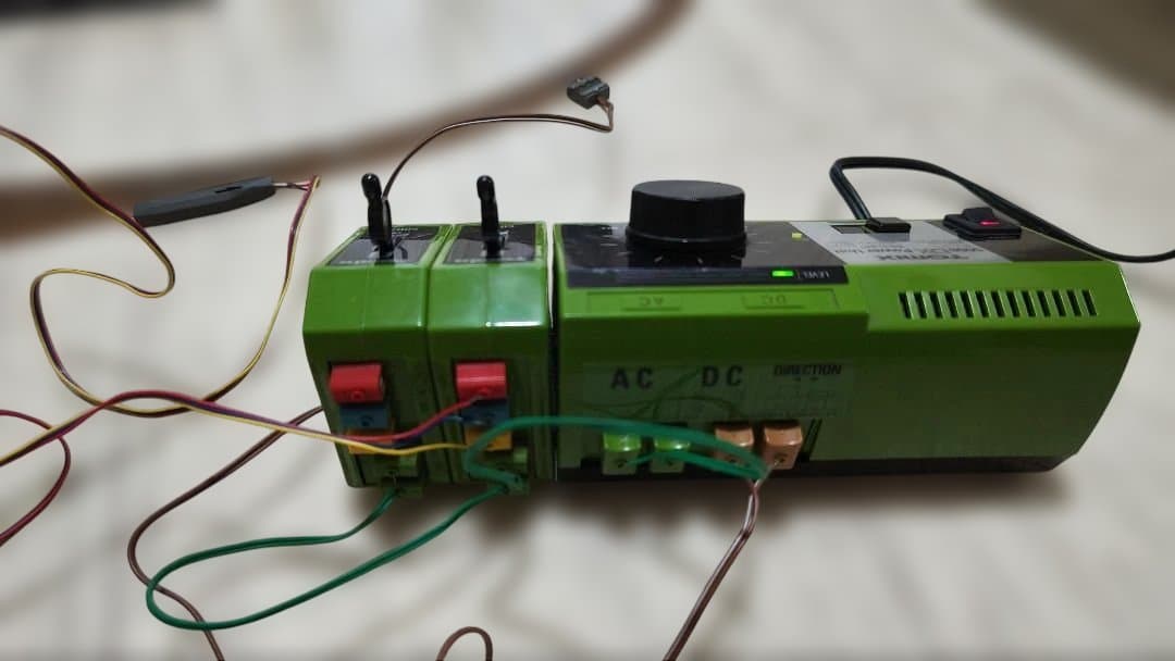 Nゲージ 機関車　客車　レール　パワーユニットセット　ジャンク品