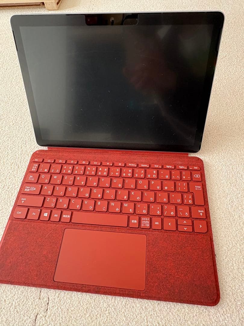 Microsoft Surface Go 2 本体 + キーボード(レッド)