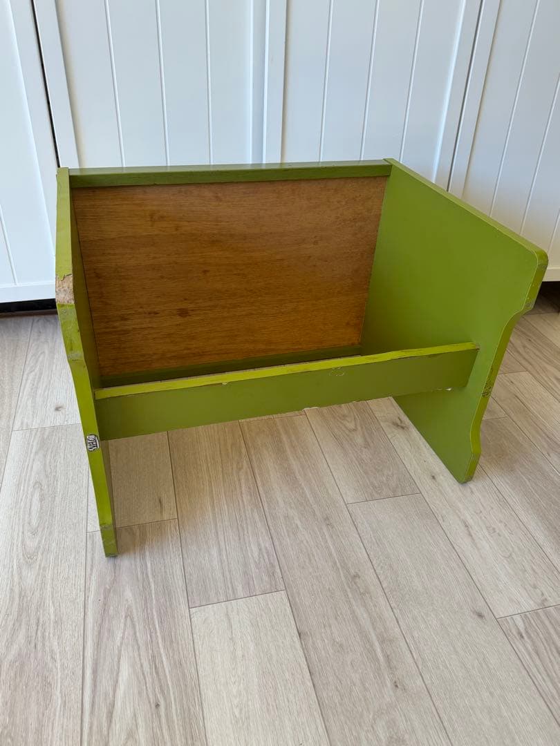 ③テーブル 昭和レトロポップ ソファ テーブル セット グリーンストライプ