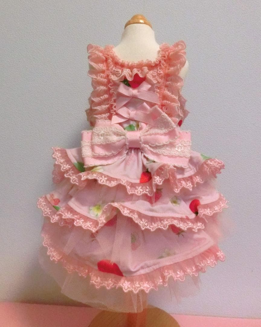 【美品】きゃんナナ いちごキャミワンピ Ｓサイズ