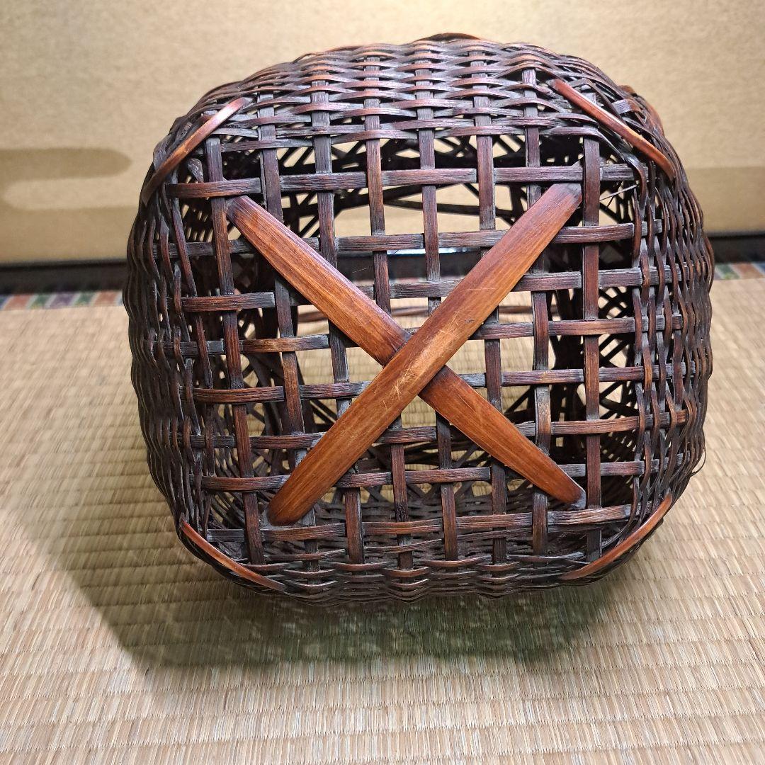 花篭 花入 　茶道具　 華道具　竹籠 花籠 花籃　　　 B3