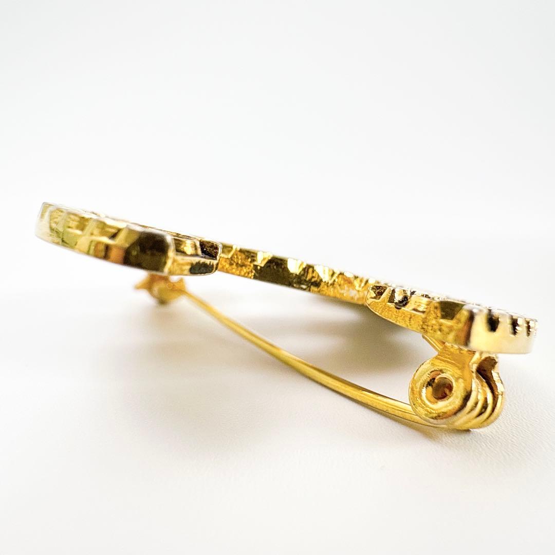 シャネル ココマーク ヴィンテージ ブローチ レディース アクセサリー ゴールド