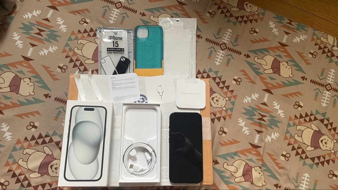 超美品 iPhone 15 128GB 黒 SIMフリー動作確認済 100%