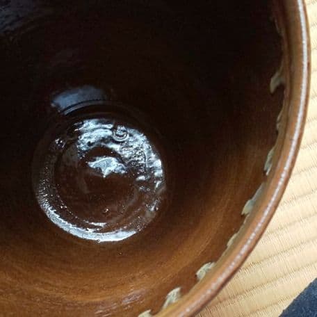 A9 茶道      高取焼水指  ( 高取貴恵造 )