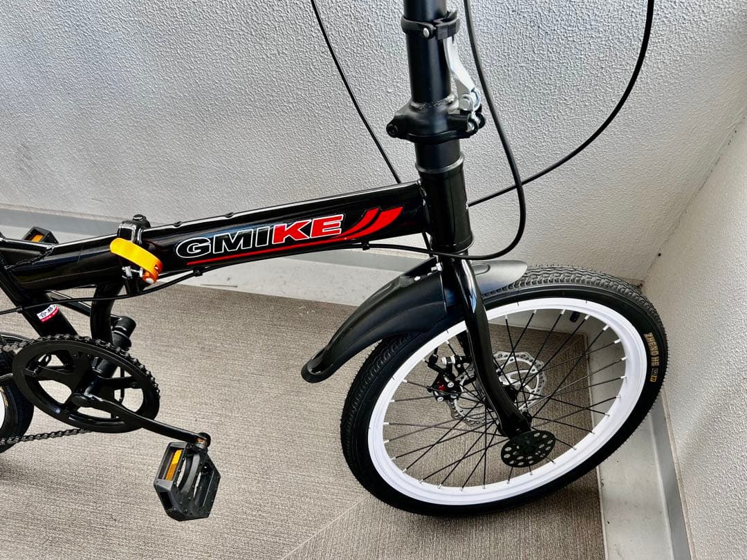 新品　20インチ折りたたみ自転車 ディスクブレーキ　6変速