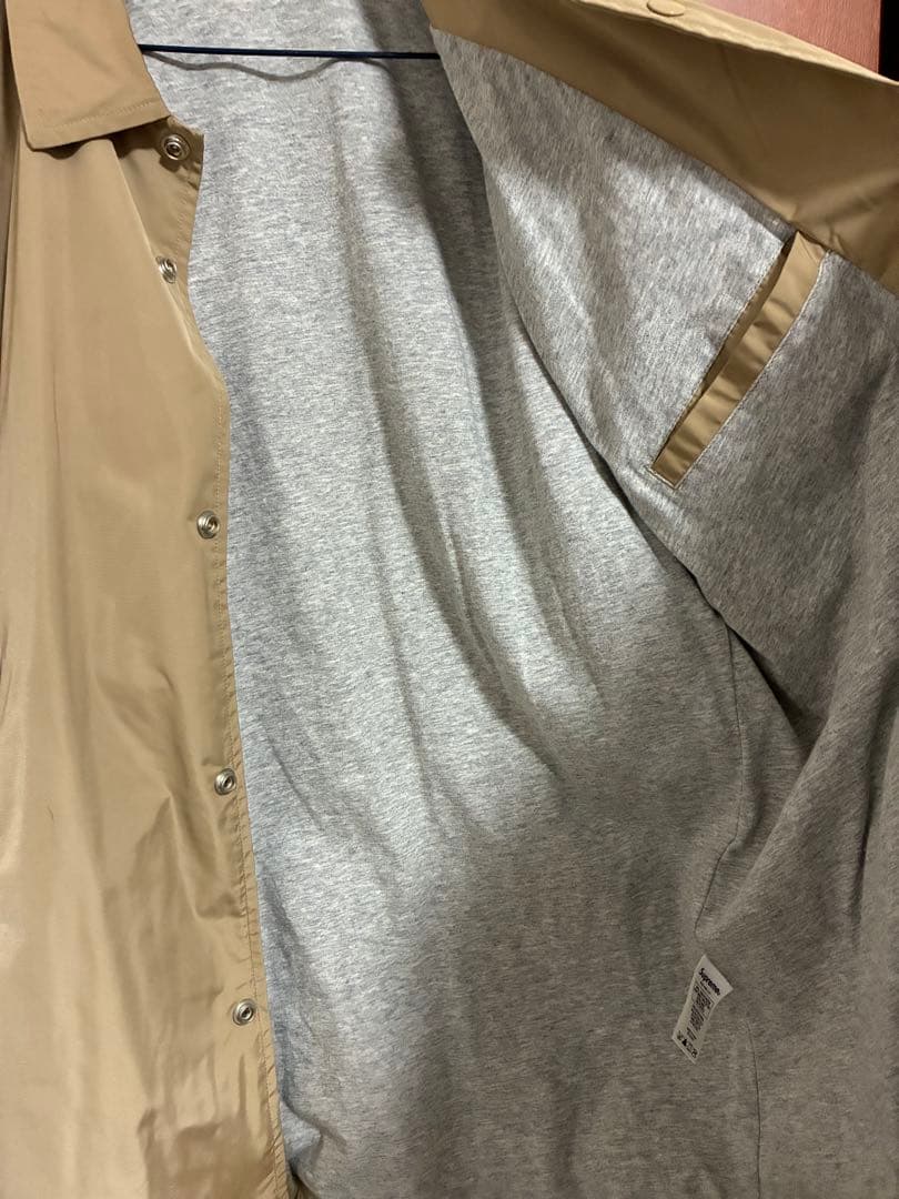 Supreme ベージュジャケット 1-800-SUPREME コーチジャケット