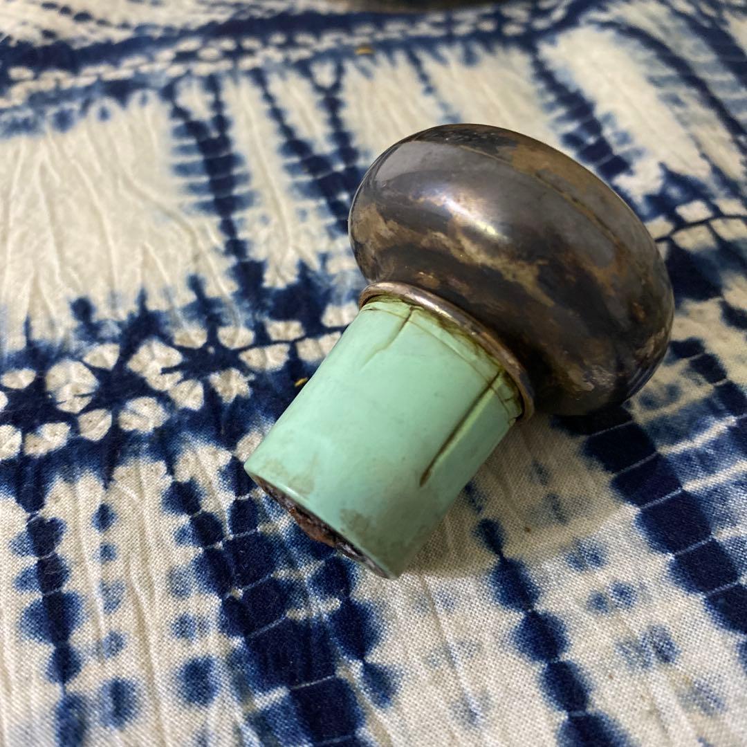 純銀　三越　デキャンタ　ガラス