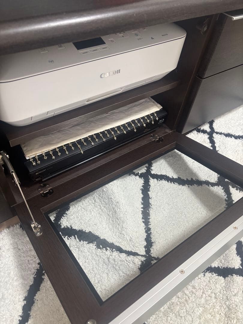 【送料込】美品：ニトリダークブラウン テレビ台(1月末まで出品)