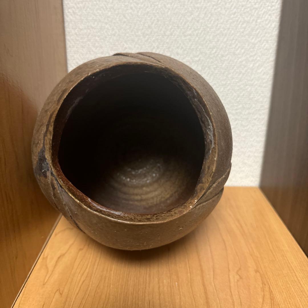 渡邊琢磨　備前焼　花入